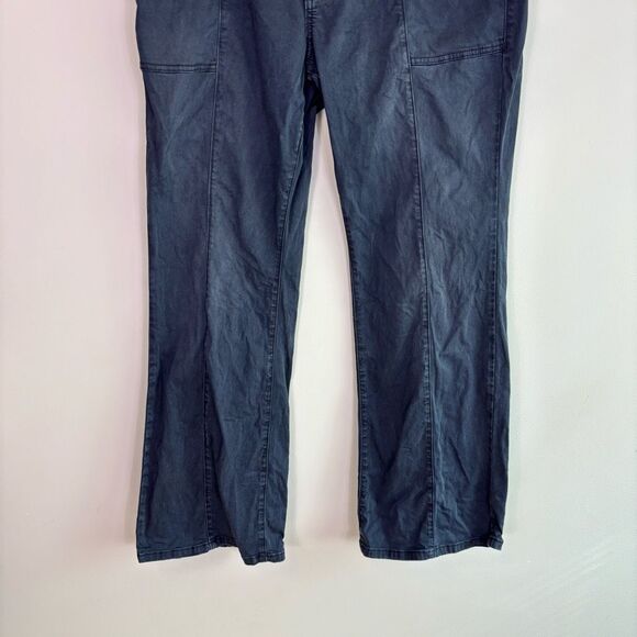Pilcro Anthropologie The Demilune Black Bootcut Chino Pants Size 32 - Picture 4 of 9